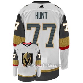 Män Ishockey Vegas Golden Knights Tröja BRAD HUNT 77 Adidas Vit Authentic
